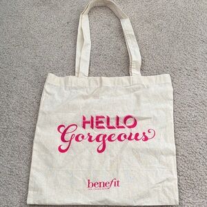 Benefit Cosmetics Canvas Tote Bag small
